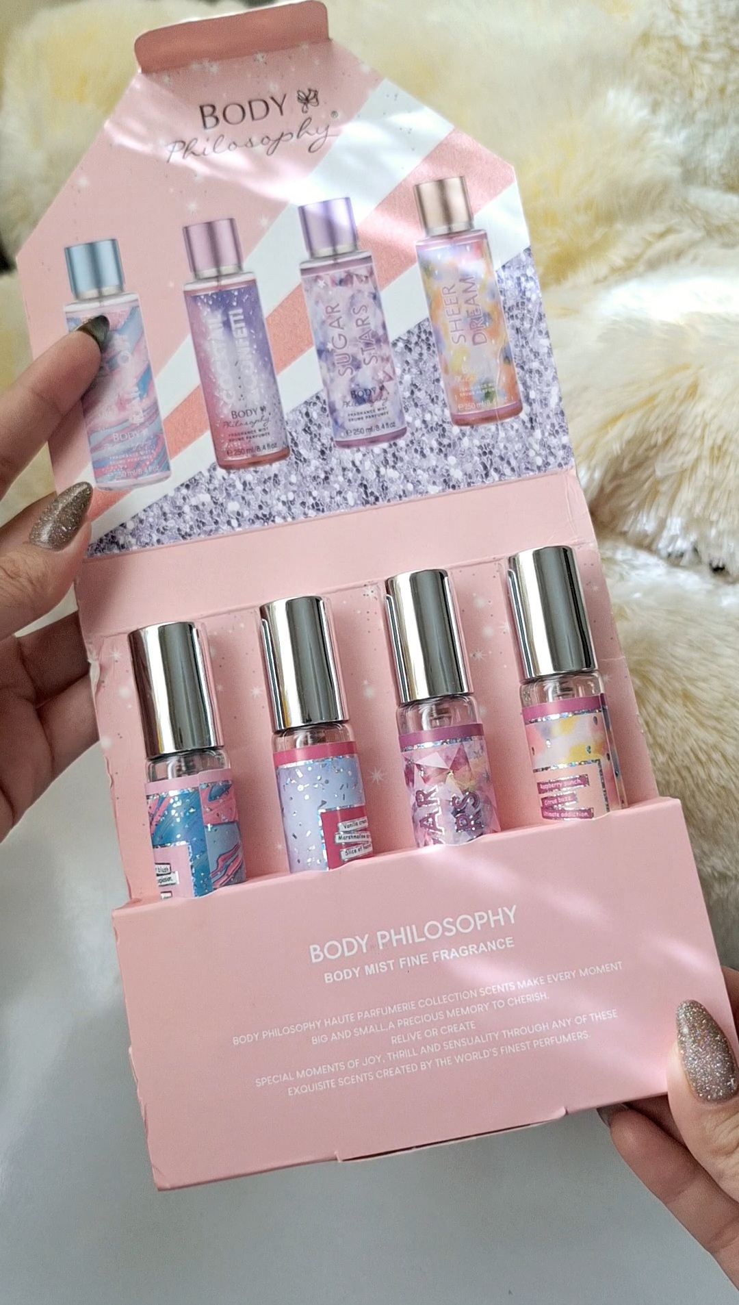 ست ۴ عددى عطرهاى جيبى body philosophy