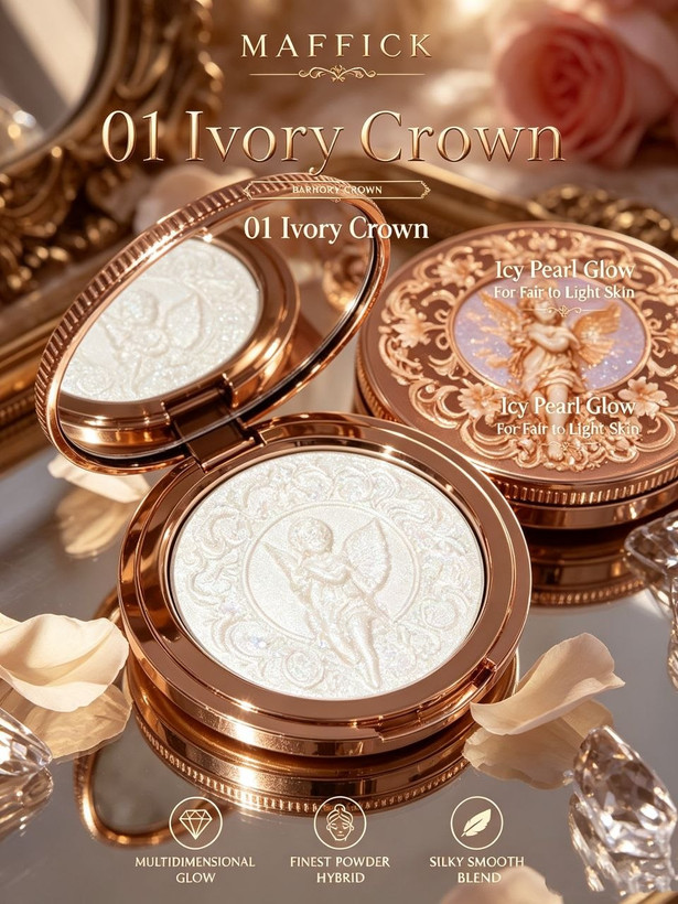 هایلایتر سلطنتی فرشته دوپ فلاورنوز از برند Maffick